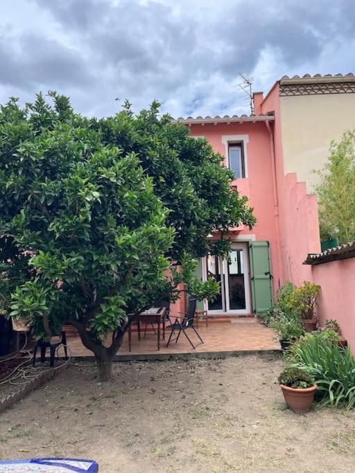 Maison De Village Vintage Avec Grand Jardin Elne Esterno foto